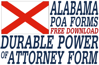Alabama Durable Power of Attorney Form