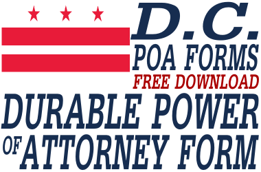 District of Columbia Durable Power of Attorney Form