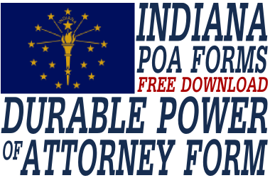 Indiana Durable Power of Attorney Form