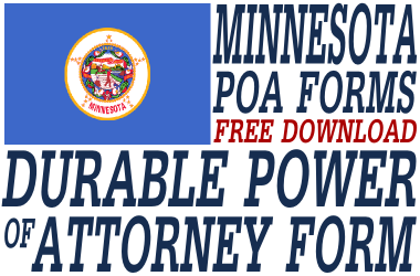 Minnesota Durable Power of Attorney Form