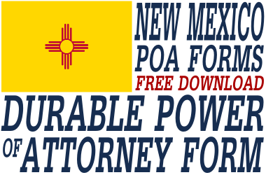 New Mexico Durable Power of Attorney Form